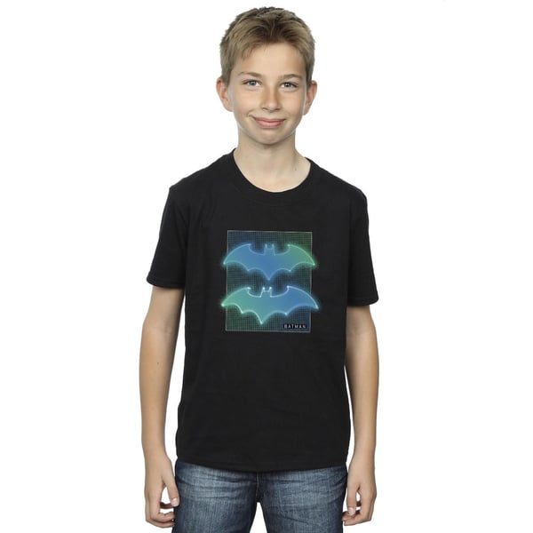 DC Comics Boys Batman Grid Gradient T-Shirt