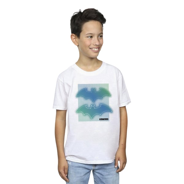 DC Comics Boys Batman Grid Gradient T-Shirt