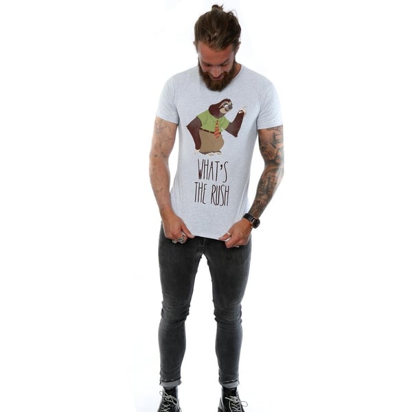 Zootropolis Mens What´s The Rush Cotton T-Shirt