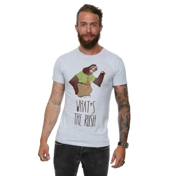 Zootropolis Mens What´s The Rush Cotton T-Shirt