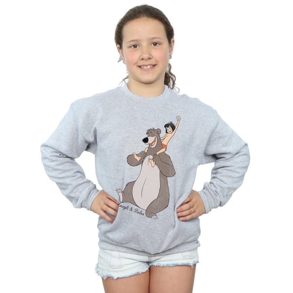 Jungle Book Girls Classic Mowgli And Baloo Sweatshirt