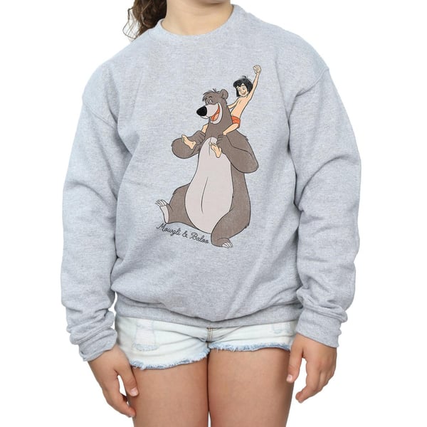 Jungle Book Girls Classic Mowgli And Baloo Sweatshirt