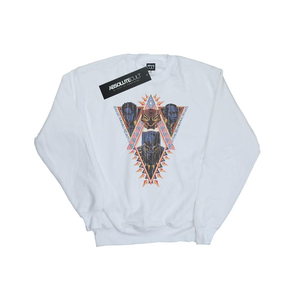 Marvel Womens/Ladies Black Panther Tribal Heads Sweatshirt