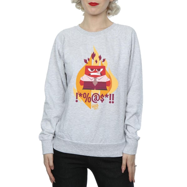 Disney Womens/Ladies Inside Out Fired Up Sweatshirt