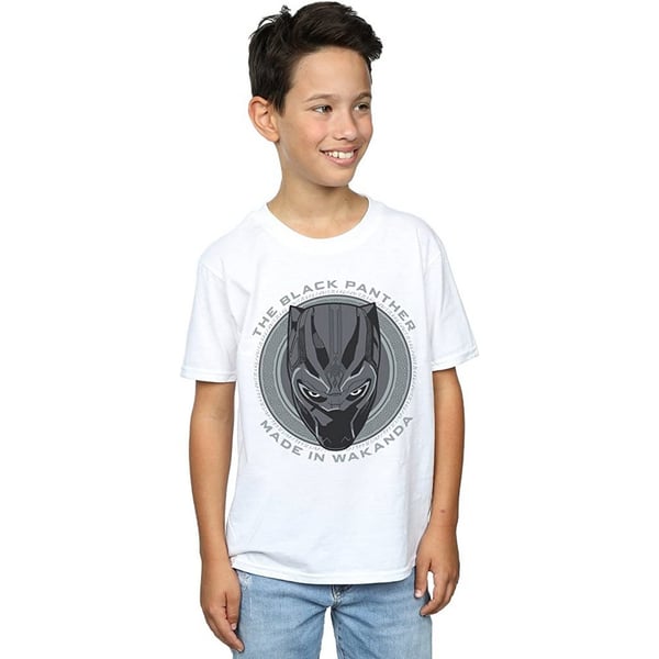 Black Panther Boys Made In Wakanda Cotton T-Shirt