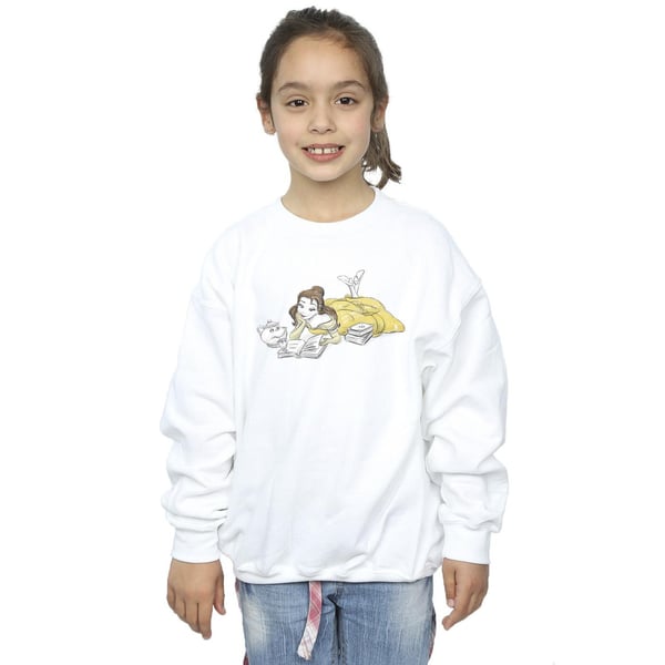 Disney Girls Beauty And The Beast Belle Reading Sweatshirt
