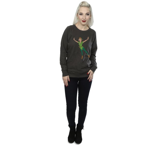 Disney Womens/Ladies Classic Flying Peter Pan Sweatshirt