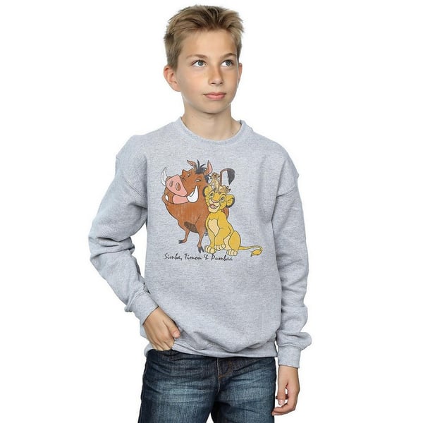 The Lion King Boys Classic Simba Timon & Pumba Sweatshirt