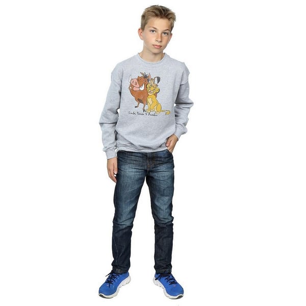 The Lion King Boys Classic Simba Timon & Pumba Sweatshirt