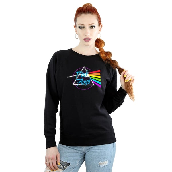 Pink Floyd Naisten Neon Darkside -collegepaita