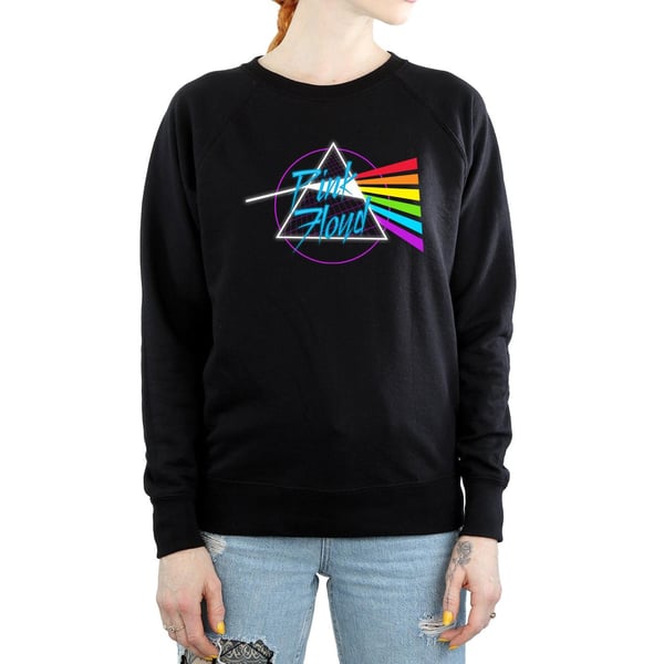 Pink Floyd Naisten Neon Darkside -collegepaita