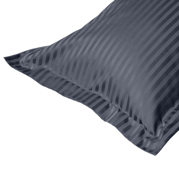 Belledorm 540 Thread Count Satin Stripe Oxford Pillowcase