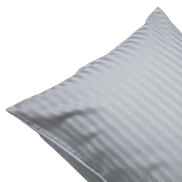 Belledorm 540 Thread Count Satin Stripe Housewife Pillowcases (Pair)