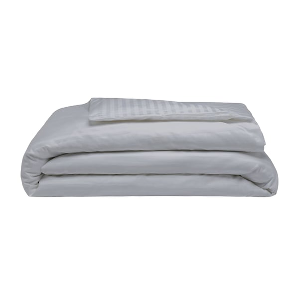 Belledorm 540 Thread Count Satin Stripe Duvet Cover Set