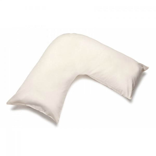 Belledorm Easycare Percale V-Shaped Orthopaedic Pillowcase
