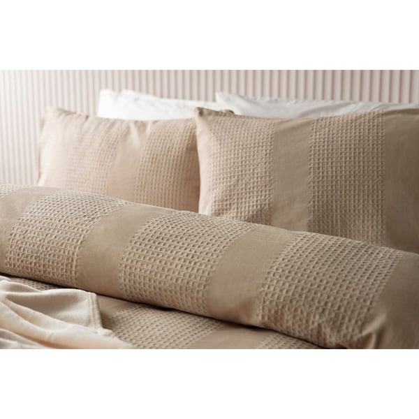 Belledorm Waffle Stripe Cushion Cover