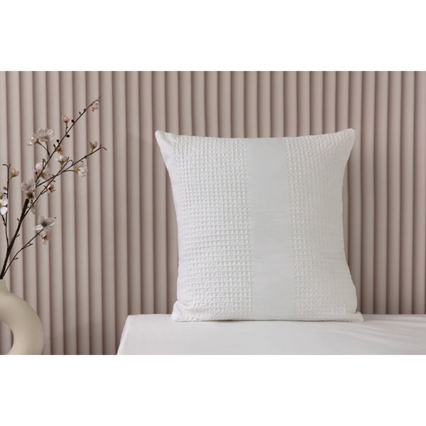 Belledorm Waffle Stripe Cushion Cover