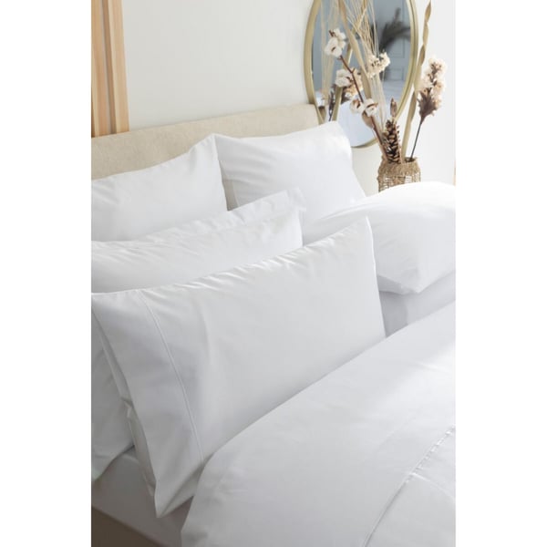 Belledorm Embroidered Detail Egyptian Cotton Pillowcase
