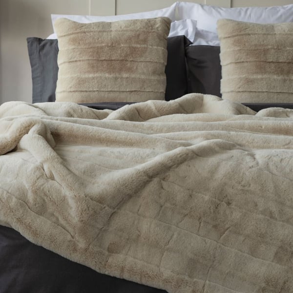 Belledorm Alaska Faux Fur Filled Cushion