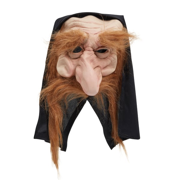 Bristol Novelty Unisex Adults Gnome Hood And Beard Mask