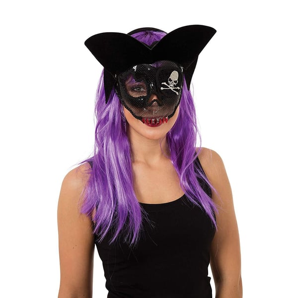 Bristol Novelty Womens/Ladies Transparent Evil Pirate Mask