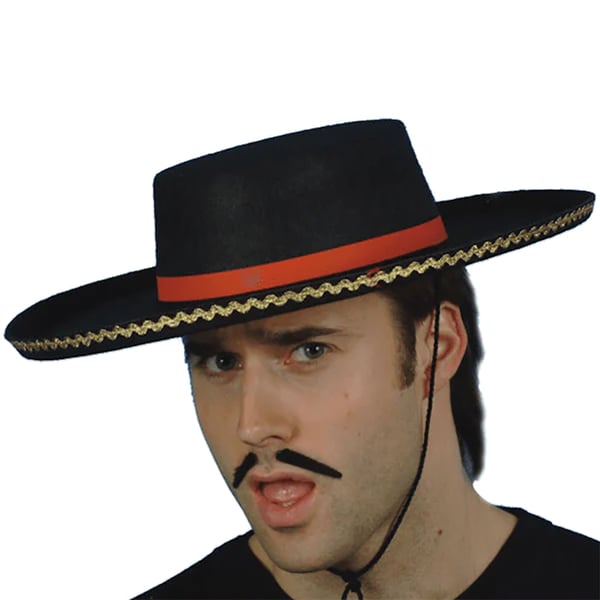 Bristol Novelty Unisex Adults Felt Spanish Hat