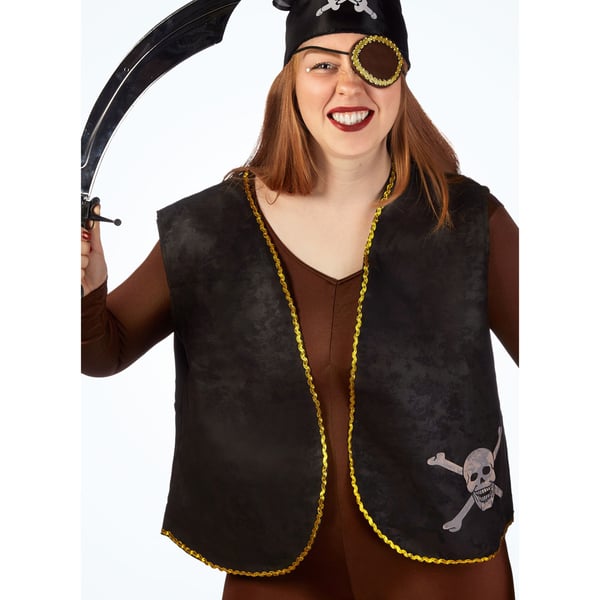 Bristol Novelty Unisex Adults Distressed Pirate Waistcoat