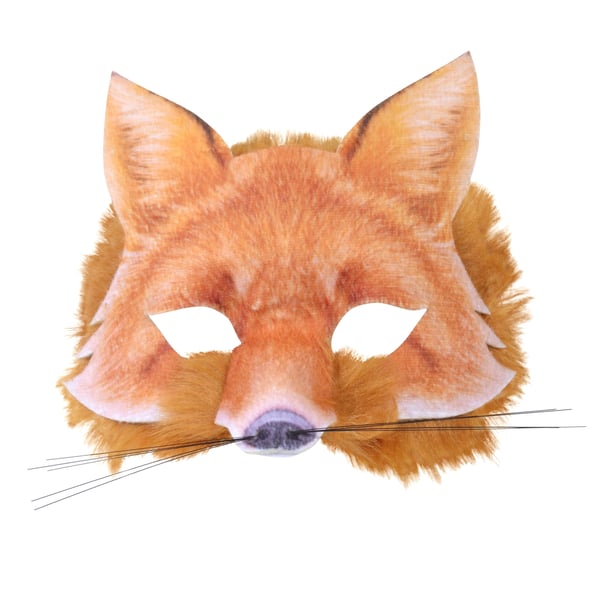 Bristol Novelty Childrens/Kids Realistic Fur Fox Face Mask