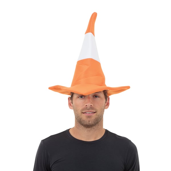 Bristol Novelty Unisex Traffic Cone Hat