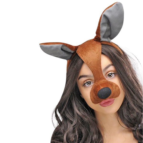 Bristol Novelty Unisex Adults Kangaroo Mask