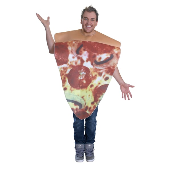 Bristol Novelty Unisex voksen pizza kostume til voksne