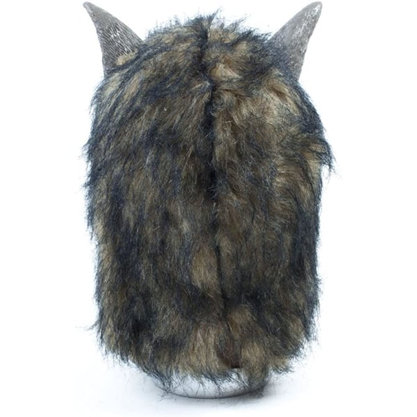 Bristol Novelty Unisex Adults Brindle Effect Wolf Mask