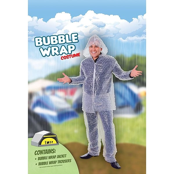 Bristol Novelty Unisex Adults Bubble Wrapping Costume