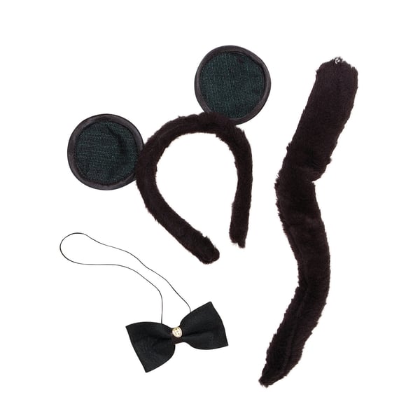 Bristol Novelty Unisex musearme, slips og hale tilbehørssæt