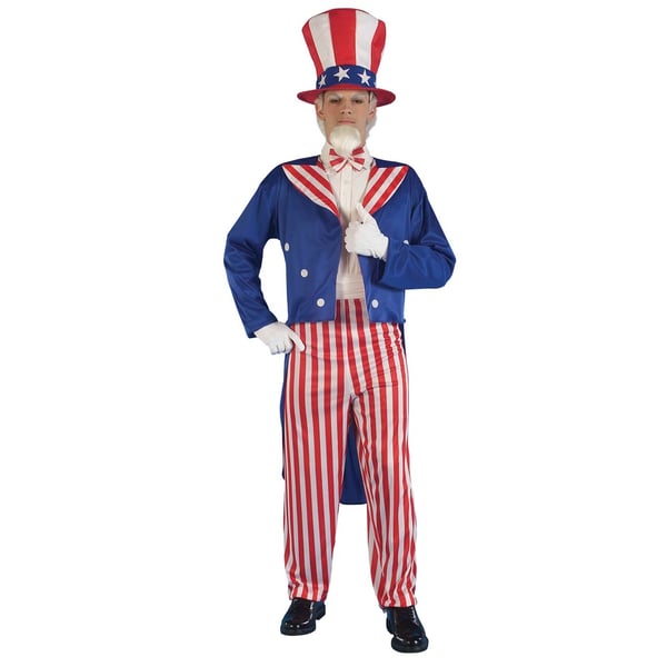 Bristol Novelty Onkel Sam kostume til mænd