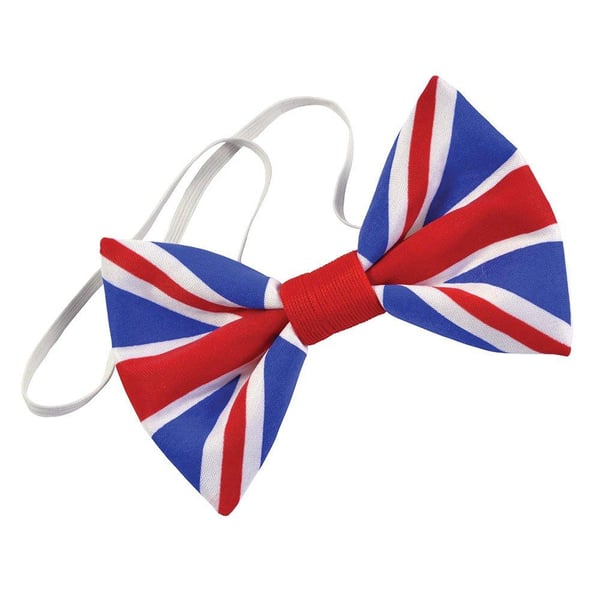 Bristol Novelty Unisex stof Union Jack Bow Tie Bristol Novelty Unisex stof Union Jack Bow Tie