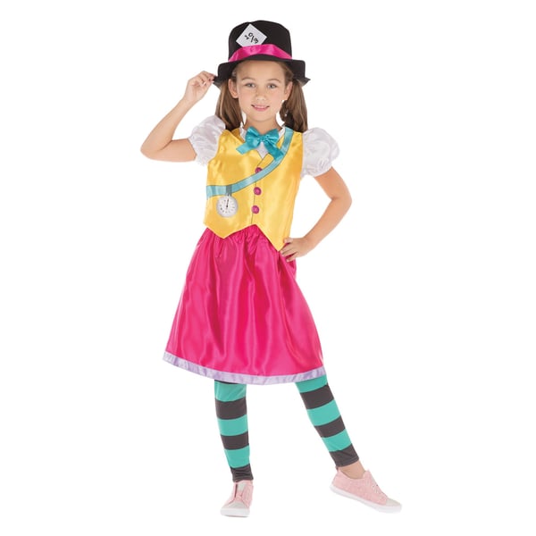 Bristol Novelty Børn/piger Mad Hattemager Pige Kostume
