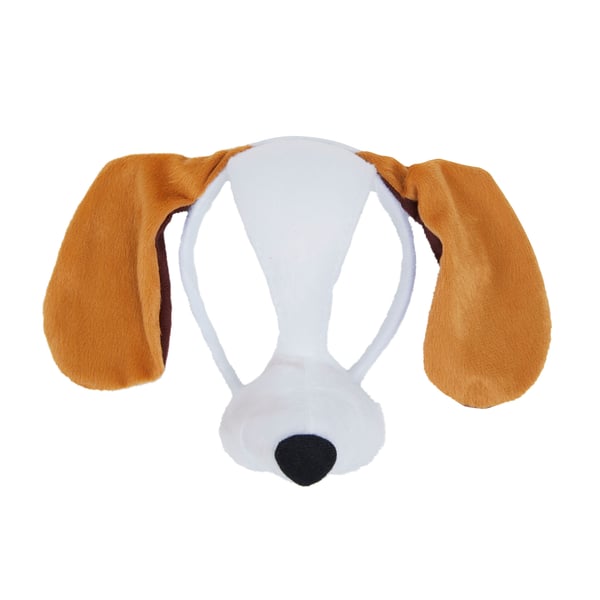 Bristol Novelty Unisex voksen hundemaske på pandebånd med lyd