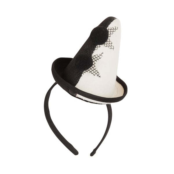 Bristol Novelty Unisex voksen klovn Pierrot hat på pandebånd Bristol Novelty Unisex voksen klovn Pierrot hat på pandebånd