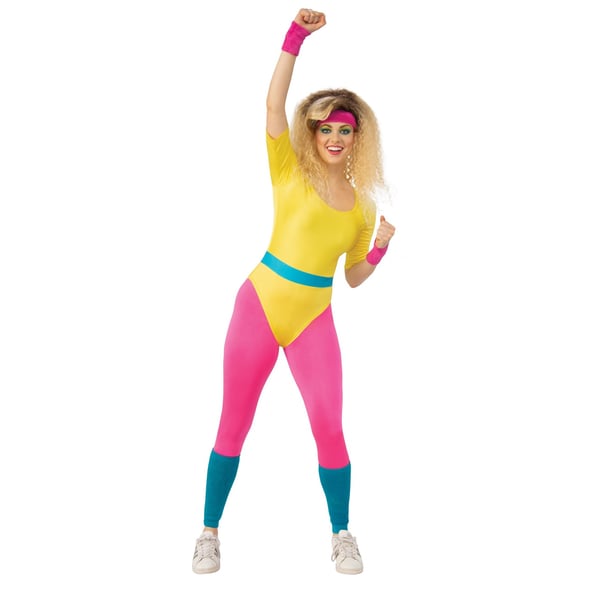 Bristol Novelty Womens Aerobics Girl Costume