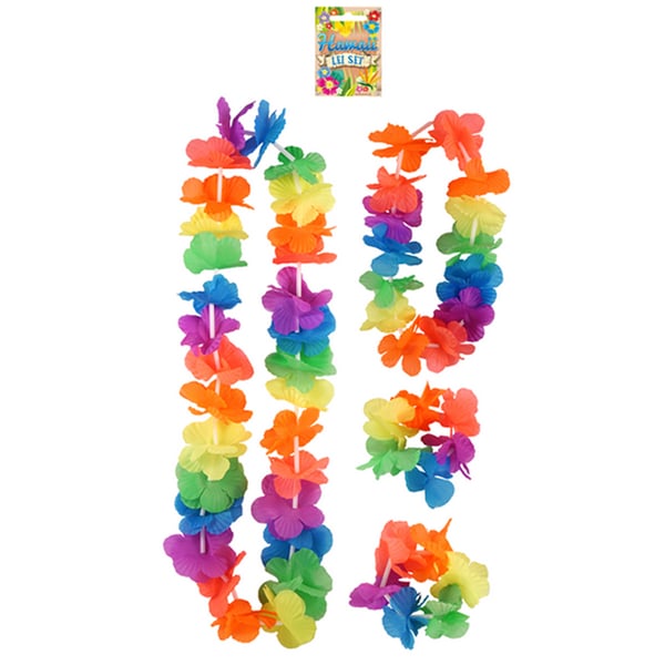Bristol Novelty Hawaiian 4-delt blomstersæt