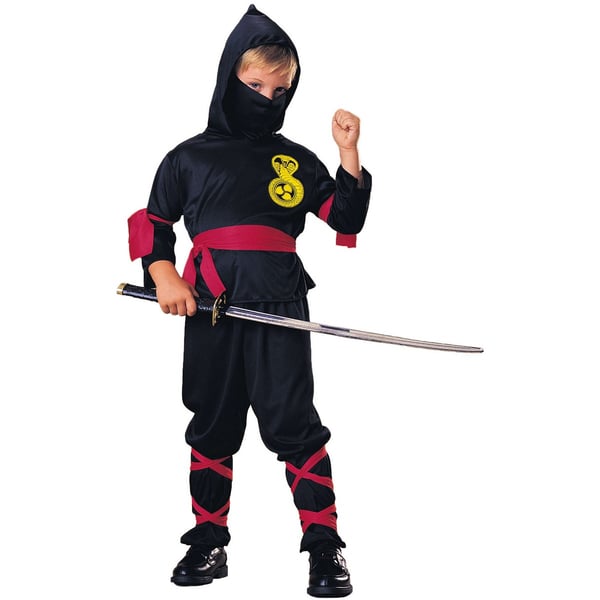 Bristol Novelty Ninja kostume til drenge