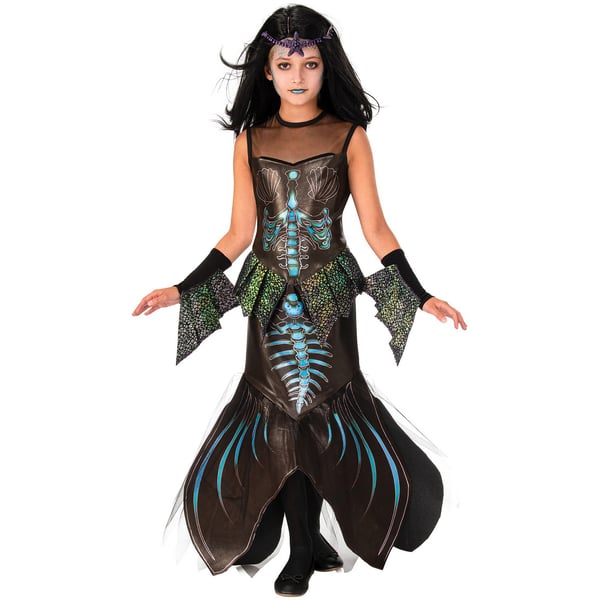 Bristol Novelty Halloween kostume til havfrue for piger