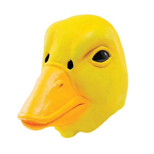 Bristol Novelty Unisex Adults Rubber Duck Mask