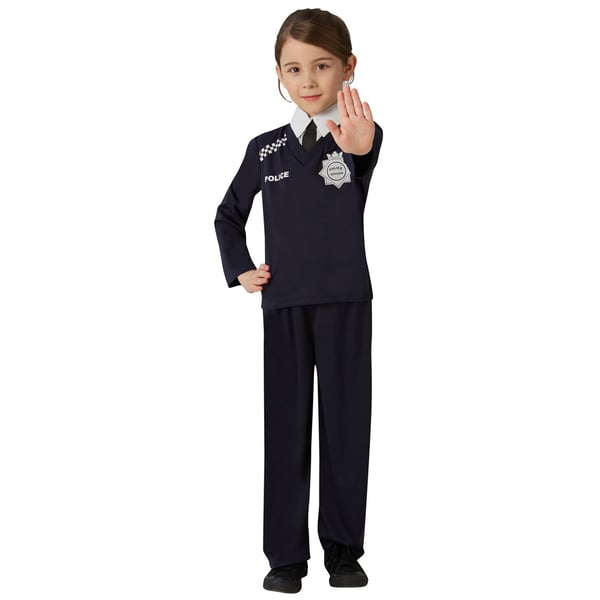 Bristol Novelty Børne/børn Politi kostume