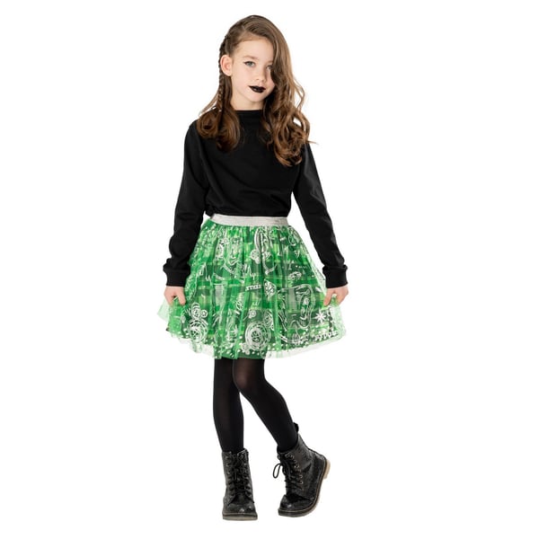 Harry Potter Childrens/Kids Slytherin Costume Tutu Skirt