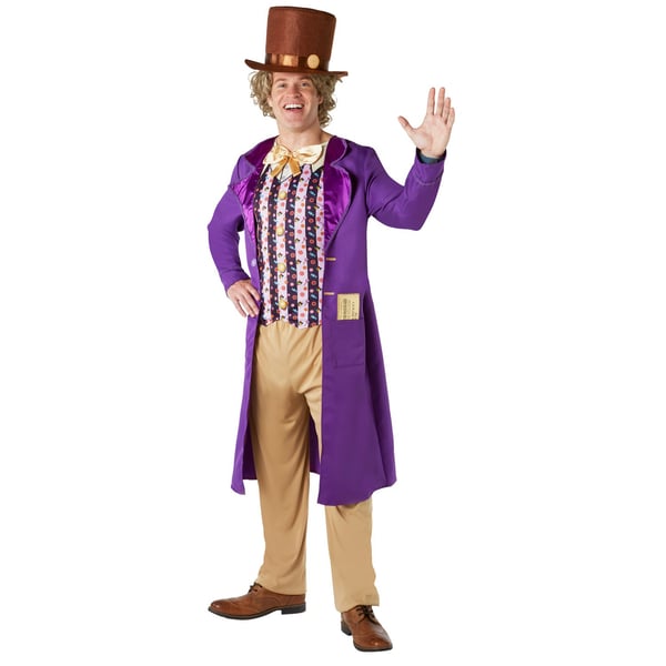 Willy Wonka miesten deluxe-asu