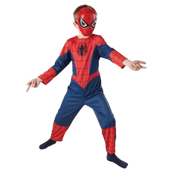 Spider-Man Formstøbt 1/2 maske til børn/børn Spider-Man Formstøbt 1/2 maske til børn/børn