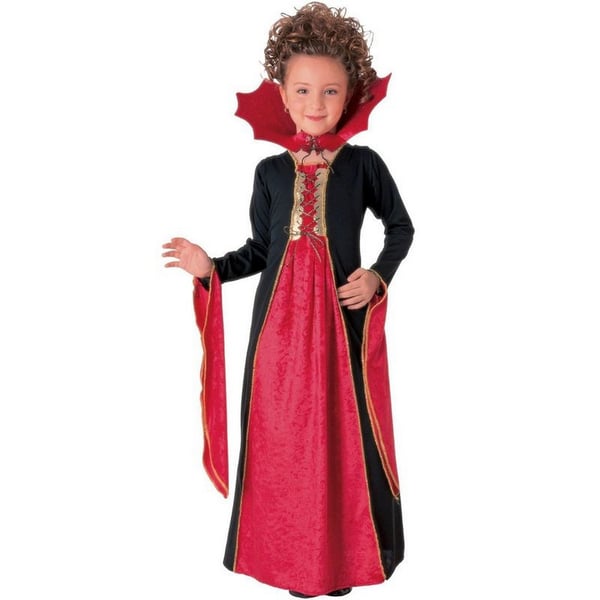 Bristol Novelty Børn/Børn Gotisk Vampyrinde Kostume