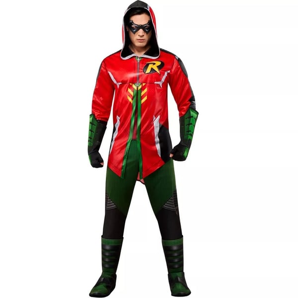 DC Comics Herre Deluxe Robin kostume